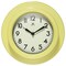 Infinity Instruments Retro Escape 9.75 in. Wall Clock - Yellow 20305AURA-4543 - alternate 1